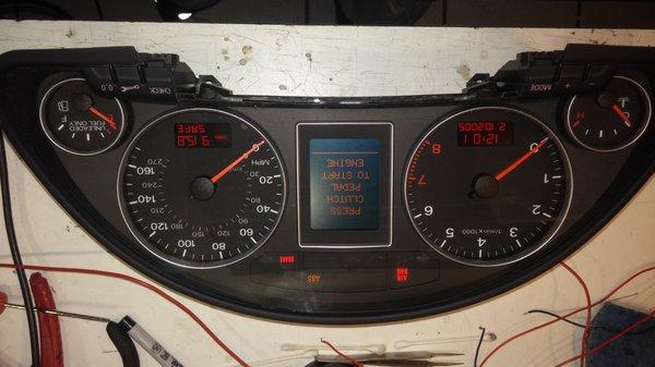 2007 AUDI A4 DIGITAL DISPLAY REPAIR