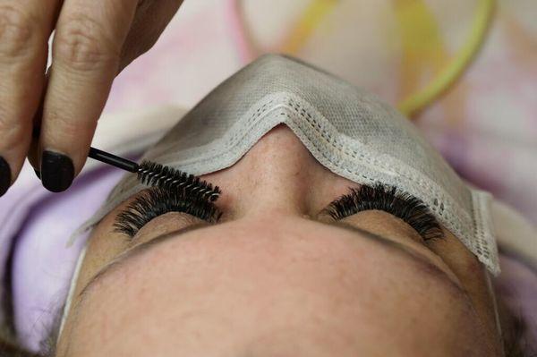 Volume lash extensions