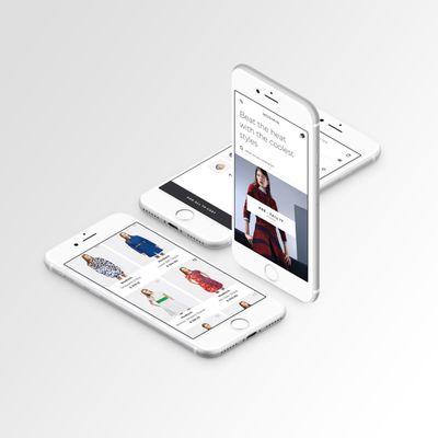 Shopping application for iOS and Android