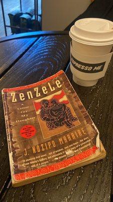 Book reading and Hazelnut Latte