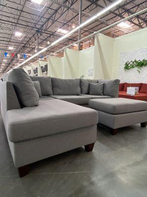 Gray sectional sofa