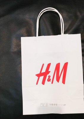 H & M logo bag