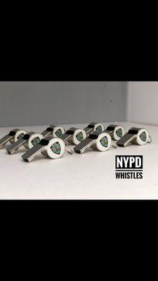 MezzoPrint NYPD Whistles