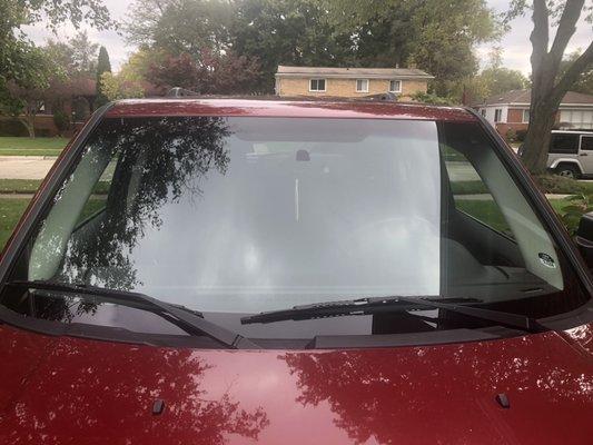 Windshield replacement-after