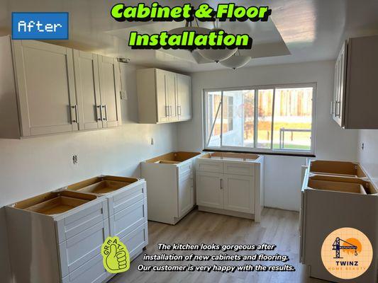 Kitchen cabinet installation and remodeling