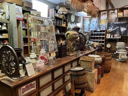 General store display.