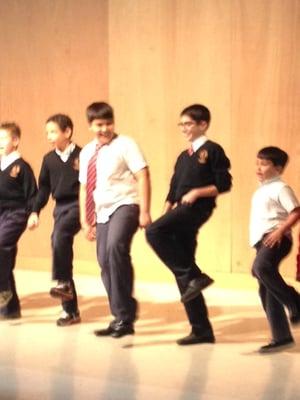 Dancing at a Special Assembly