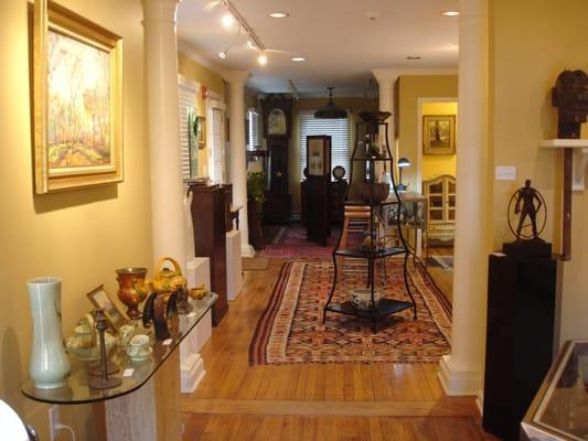 Snapshot into Harding Gallery, our gallery space.