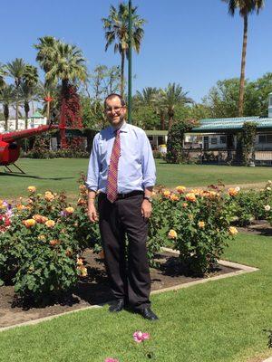 David A. Wiesen at Empire Polo Field Rose Garden