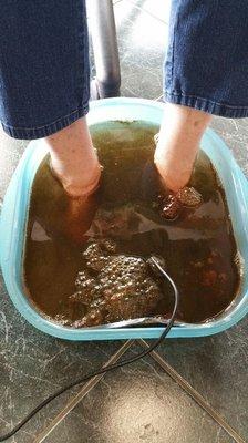 Foot Bath Detox after 30 minutes