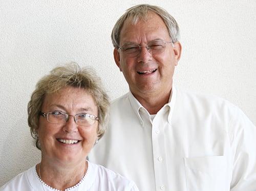 President Butch Tucker and his wife, Susan.