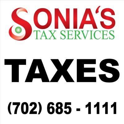 Sonia's Tax Services -logo information