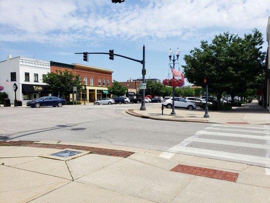 Looking Southeast on Louisiana Ave. in Downtown Perrysburg