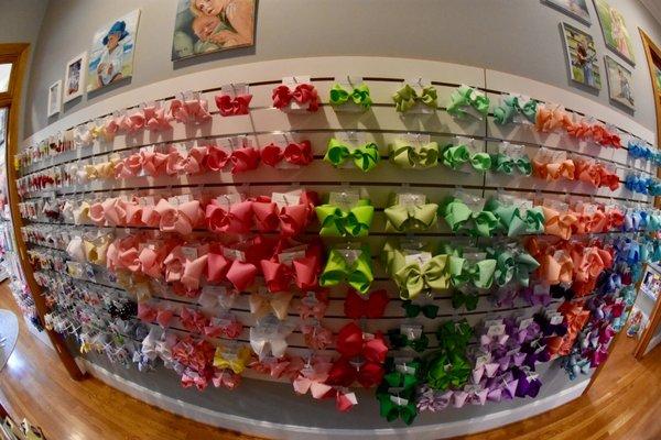 Huge selection of bows.