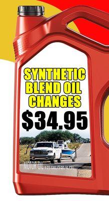 Special on oil change