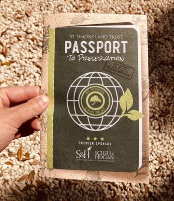 St. Simons Land Trust -- passport guide to all the different preserves