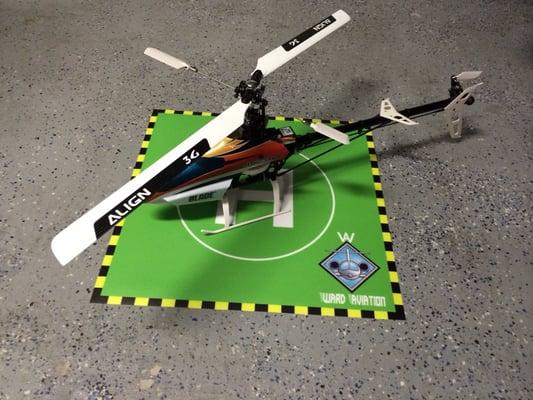 Custom heli landing pad!