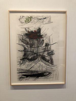 Per Kirkeby, untitled, ca. 1989-1992, charcoal, pastel, gouache on paper - fascinating! (Jan, 2020)