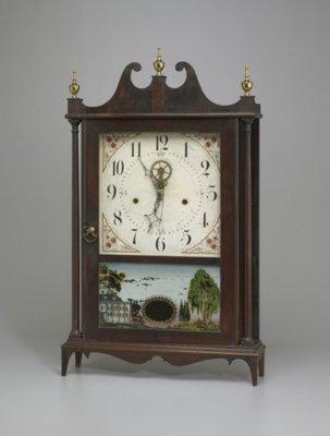 beautiful eli terry  pillar and scroll clock