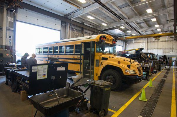 We work on all Class 5 and larger - including school buses!