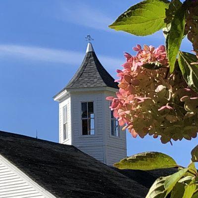 What can we see from that cupola?  The beautiful mountains of New Hampshire.