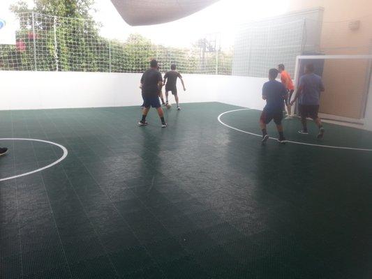 Friday night pickup soccer at MVFC