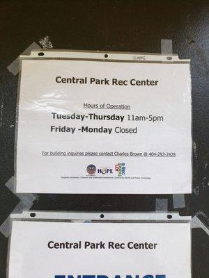 Central Park Recreation Center