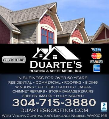 Duarte's Roofing & Sheet Metal