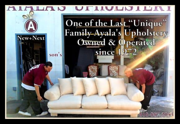 Family Owned & Operated Small Business, New & Improved 2nd Generation of Upholsterers. Nominated #1 Small Local Business.