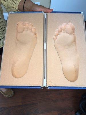 Custom orthotics ...can't wait!!