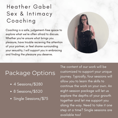 Heather Gabel, Sex & Intimacy Coaching