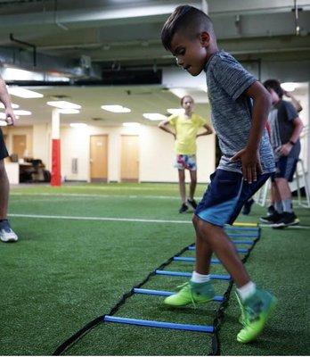 We work with athletes starting from ages 7 up through collegiate athletes!