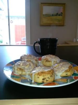 Yummy cinnamon rolls!