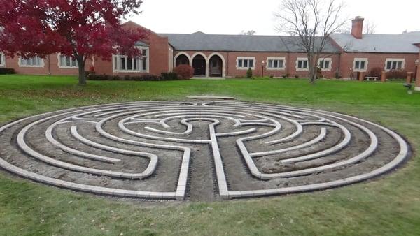 All will soon be welcome to walk our nearly completed labyrinth.