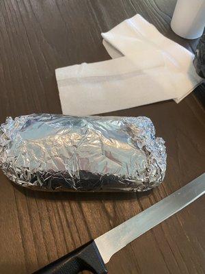 Carne asada burrito