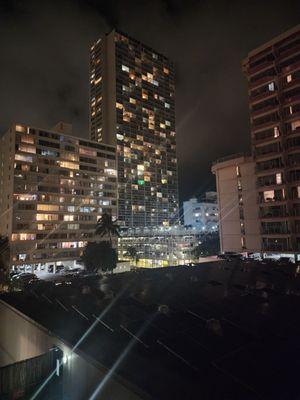 Night view from lanai