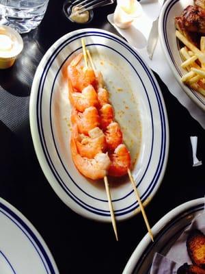 Shrimp skewers