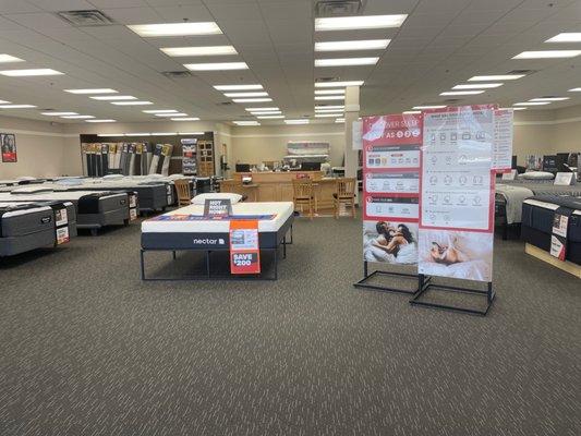 N Point Mattress Firm in Target Parking Lot