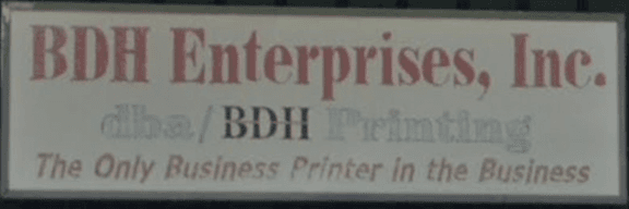 BDH Printing