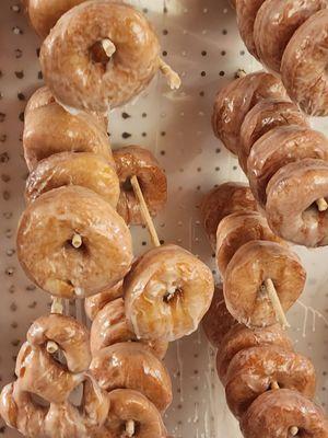 Fresh made Glazed Donuts