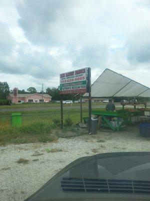 Sign on U.S. 19