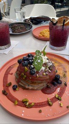 Blueberry pancake