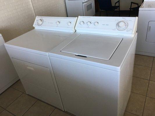 Whirlpool washer and electric dryer $369 plus tax