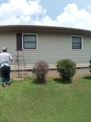 New shutter installation