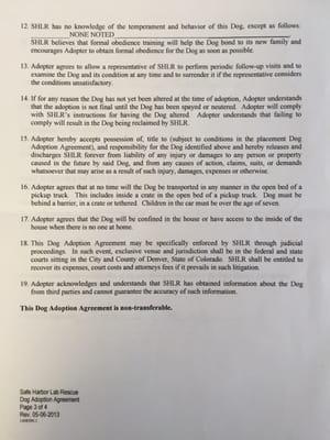 Page 3 of Adoption Agreement