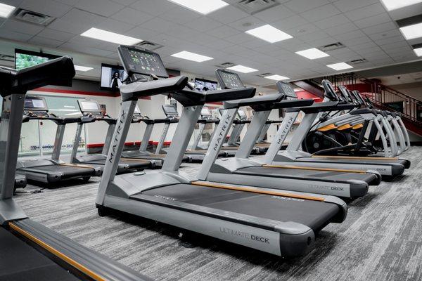 Ellipticals and treadmills