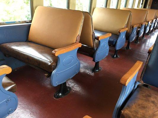 Seating in the passenger car