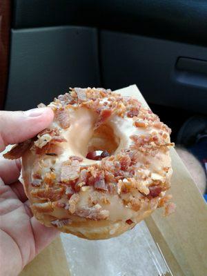 Mmmm... maple bacon donut