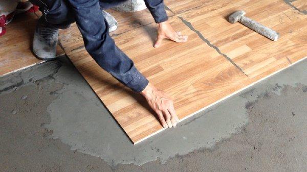 Ceramic Tile Flooring Installation