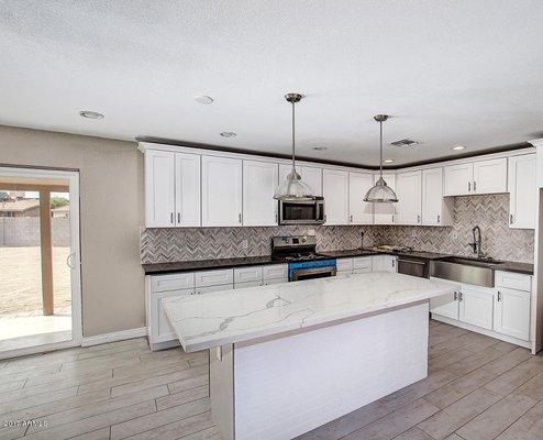 Recent kitchen remodel